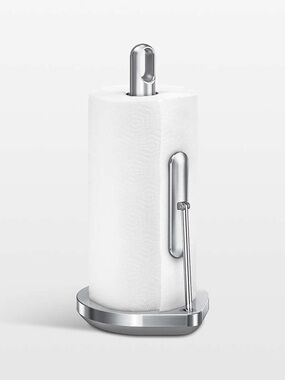 Simplehuman Kitchen Paper Towel Holder with Spray Pump, Brushed Stainless Steel